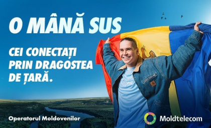 „O mână sus pentru Moldova” – campania Moldtelecom care unește o țară întreagă