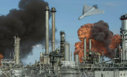 Ucraina a atacat a patra cea mai mare rafinărie din Rusia, oprind producția de 80.000 de barili pe zi a rușilor
