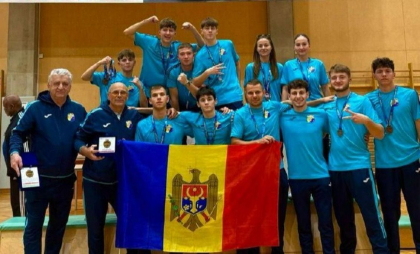 Moldova - 10 medalii și locul 3 pe echipe la Campionatul European
 Moldova - 10 medalii și locul 3 pe echipe la Campionatul European