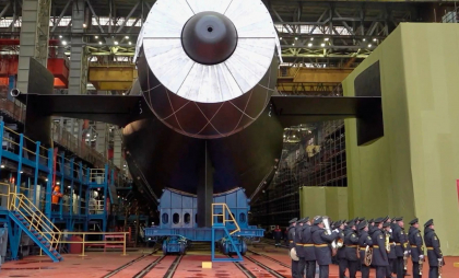 Rusia tocmai a lansat la apă un nou tip de submarin capabil să lanseze cea mai nouă super-armă nucleară: „Va remodela planificarea navală în toată lumea” - VIDEO
