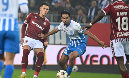 Meci nebun între Universitatea Craiova și Rapid! Giuleștenii pierd victoria în minutul 90+10
