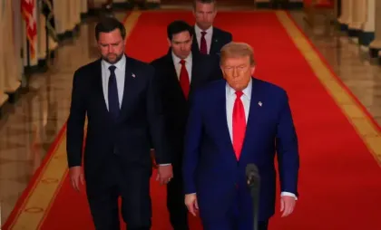 Donald Trump, JD Vance și Marco Rubio Donald Trump, JD Vance și Marco Rubio