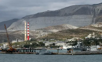 Portul rusesc Novorossiisk Portul rusesc Novorossiisk