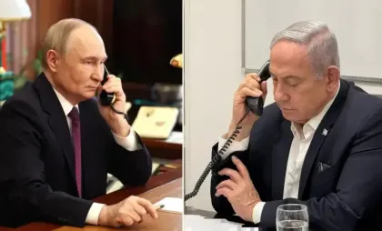 ladimir Putin și Benjamin Netanyahu ladimir Putin și Benjamin Netanyahu
