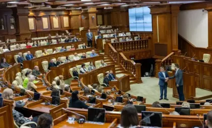 Victor Agrici în Parlament