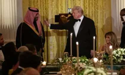 Mohammed bin Salmam și Donald Trump Mohammed bin Salmam și Donald Trump