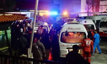 O dronă a lovit o mașină parcată la moscheea din tabăra de refugiați O dronă a lovit o mașină parcată la moscheea din tabăra de refugiați