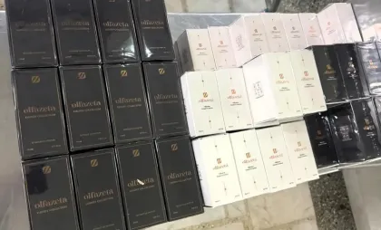 Parfumuri tăinuite la vama Leușeni