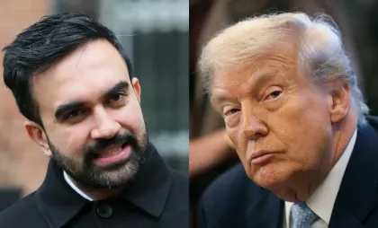 Zohran Mamdani şi Donald Trump