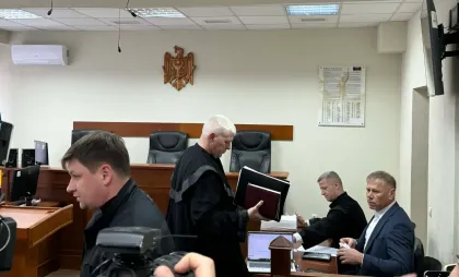 Nicanor Ciochină la ședința de judecată