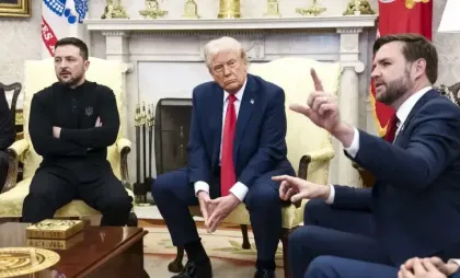 Zelenski și Trump în Biroul Oval