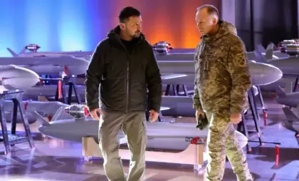 Volodimir Zelenski și Oleksandr Sîrskîi