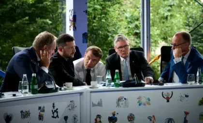 Zelenski cu lideri europeni 