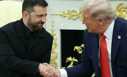 Volodimir Zelensk și Donald Trump