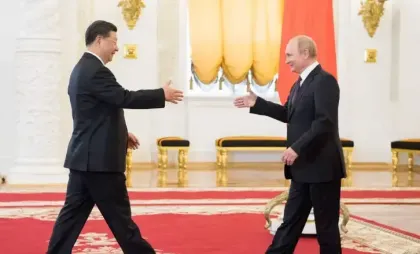 Xi Jinping și Vladimir Putin Xi Jinping și Vladimir Putin