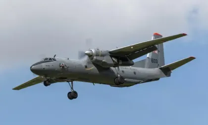 Avion militar de transport Antonov An-26 al Forțelor Aeriene Ungare