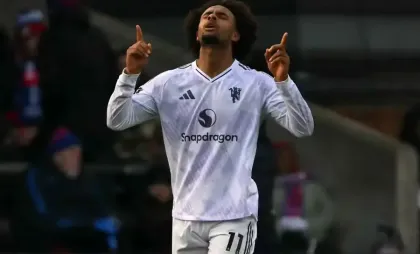 Atacantul olandez al lui Manchester United