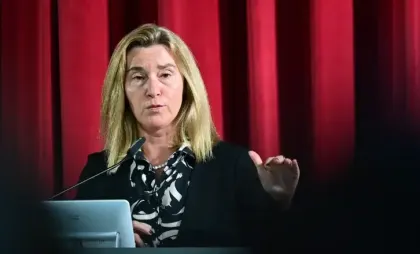 Fosta șefă a diplomației UE, Federica Mogherini 
