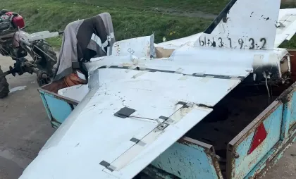 Drona căzută la Pepeni