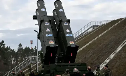 Desfășurarea sistemului Arrow, la baza aeriană Annaburger Heide din Schoenewalde