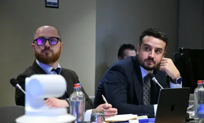 Mircea Păscăluță la reuniunea de la Bruxelles