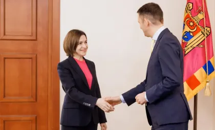 Maia Sandu și Siegfried Muresan 