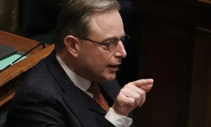 Premierul belgian Bart De Wever Premierul belgian Bart De Wever