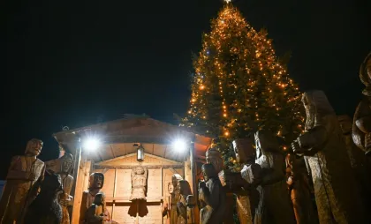 Festivitățile de Crăciun au revenit în Betleem Festivitățile de Crăciun au revenit în Betleem