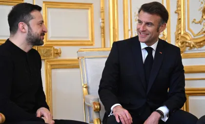 Zelenski și Macron Zelenski și Macron