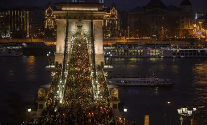 Protest la Budapesta Protest la Budapesta