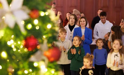 Pomul de CRăciun de la Președinție