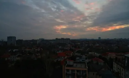 Orașul Odesa, în timpul unei întreruperi de curen