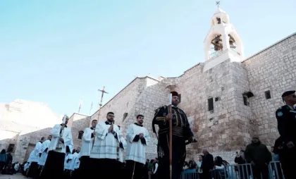 Liturghie de Ajun celebrată la Betleem