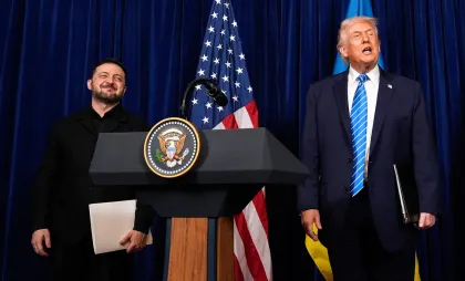 Donald Trump și Volodimir Zelenski