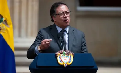 Presedintele columbian Gustavo Petro