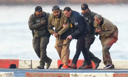 Nicolas Maduro și soția sa, Cilia Flores, sosesc în Manhattan, New York 