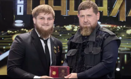 Ramzan Kadîrov și fiul său Ramzan Kadîrov și fiul său
