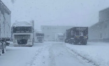 Circulația camioanelor restrictionată