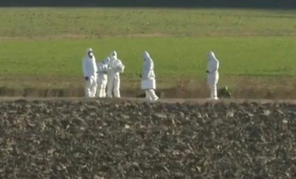 Imagine de la locul tragediei