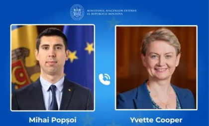 Colaj foto: Mihai Popșoi și Yvette Cooper
