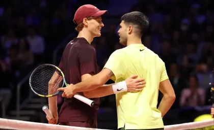 Carlos Alcaraz și Jannik Sinner 