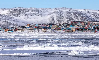 Orașul Ilulissat din Groenlanda