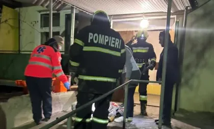 Intervenția pompierilor 