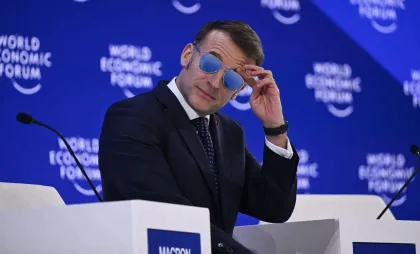 Emmanuel Macron la Forumul Economic Mondial Emmanuel Macron la Forumul Economic Mondial