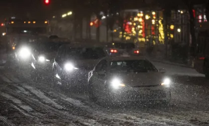 Furtună de iarnă în New York  