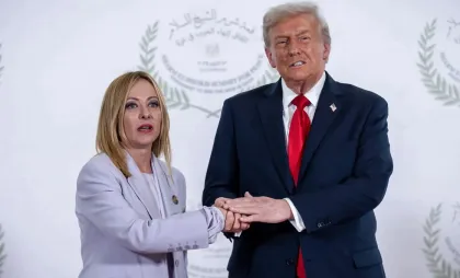 Giorgia Meloni și Donald Trump Giorgia Meloni și Donald Trump