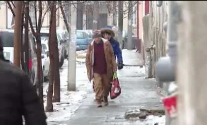 Carosabil alunecos în capitală