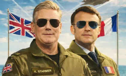 Keir Starmer și Emmanuel Macron