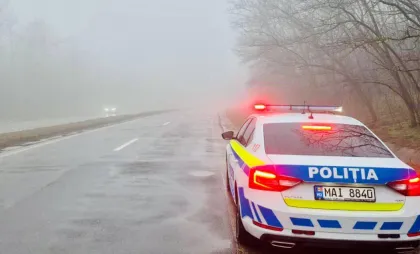 Ceață pe drumurile naționale