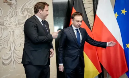 Ministrul german de Finanțe și omologul din Polonia